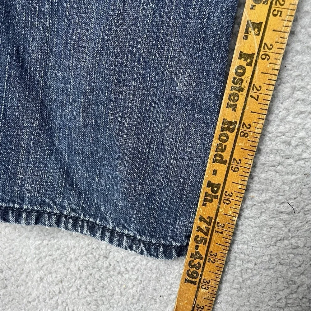Vintage Levis SilverTab Bootcut Jeans Mens 33x32 Medium Wash Blue Y2K 90s Grunge
